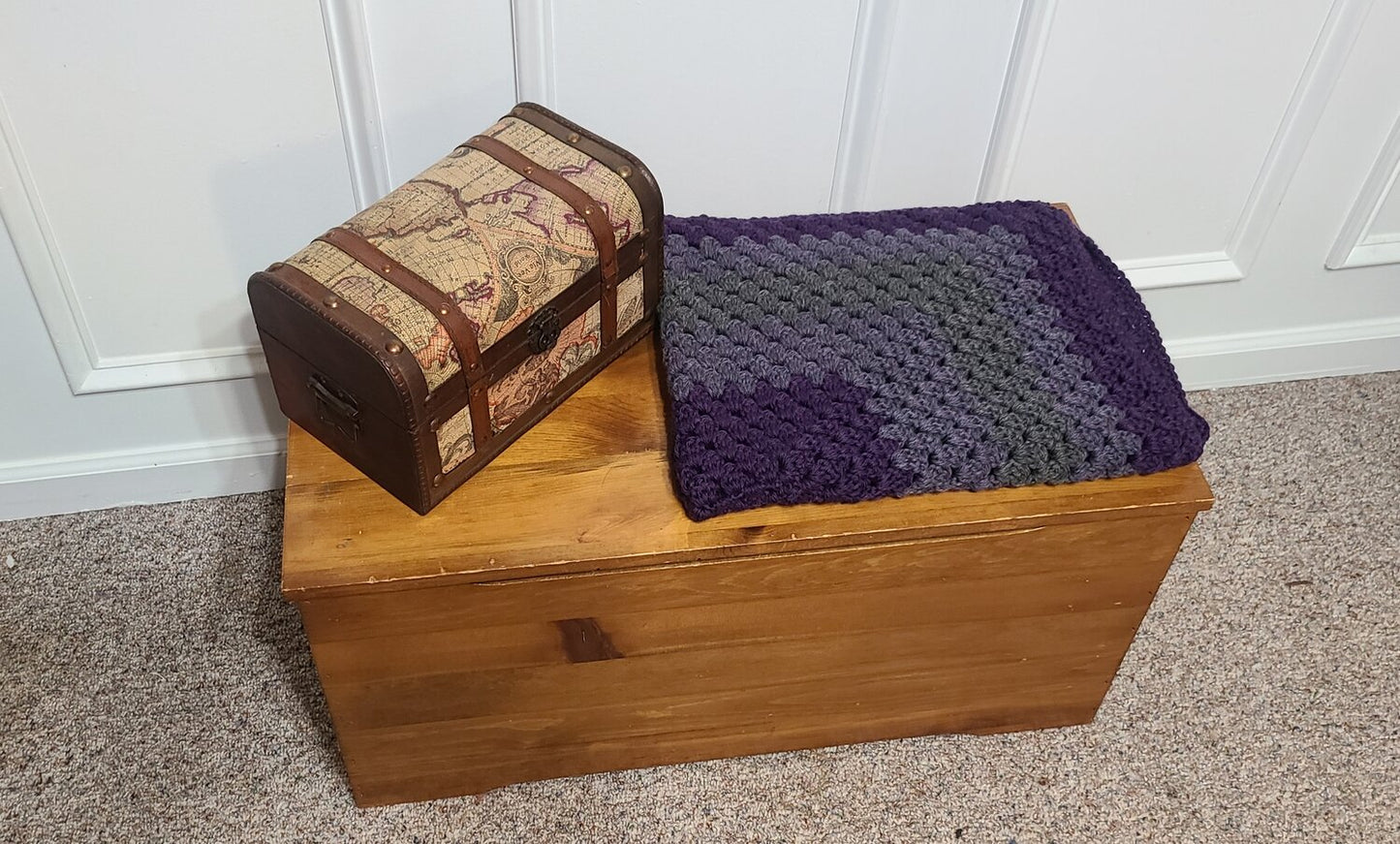 Purple Lap Blanket