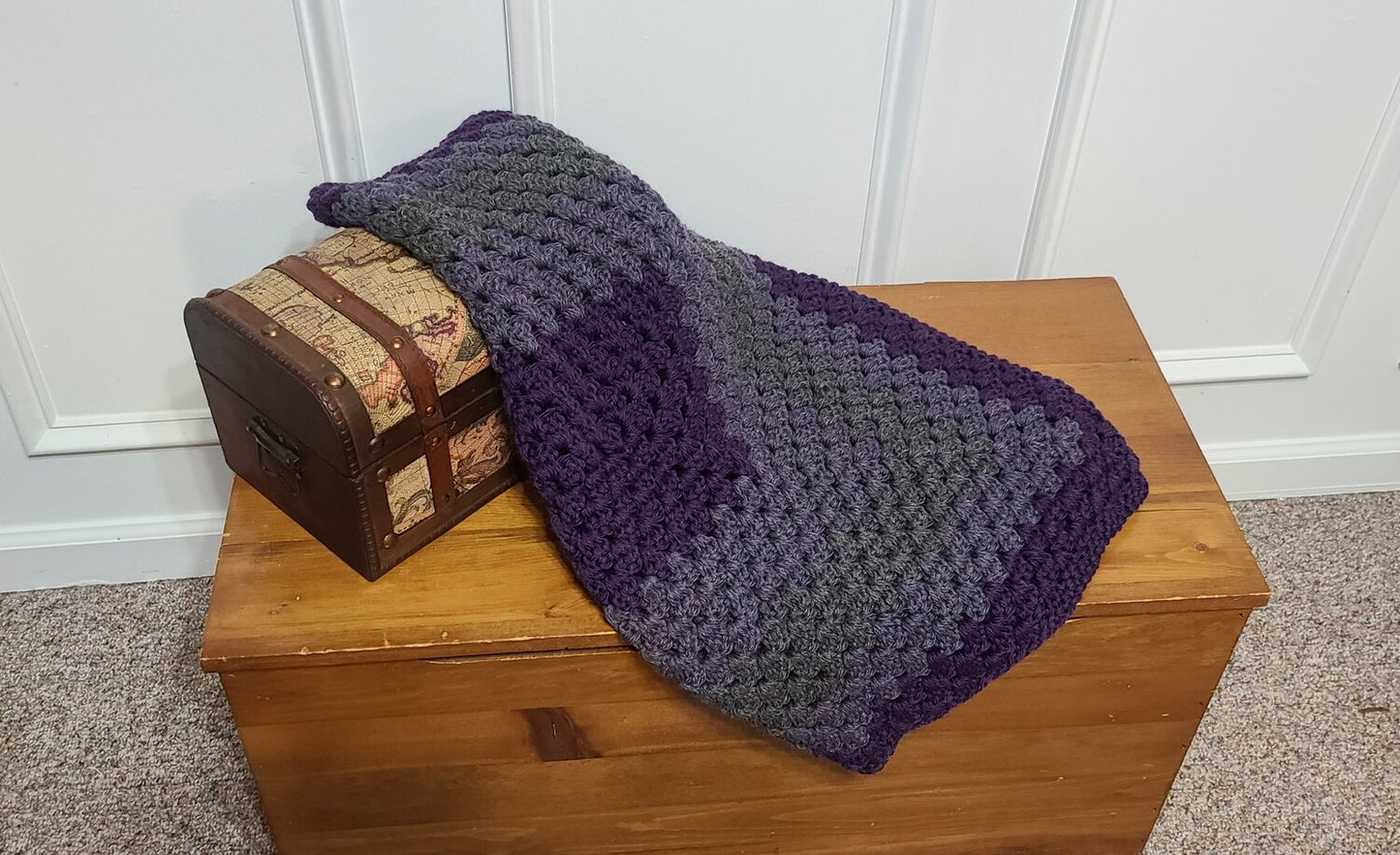 Purple Lap Blanket