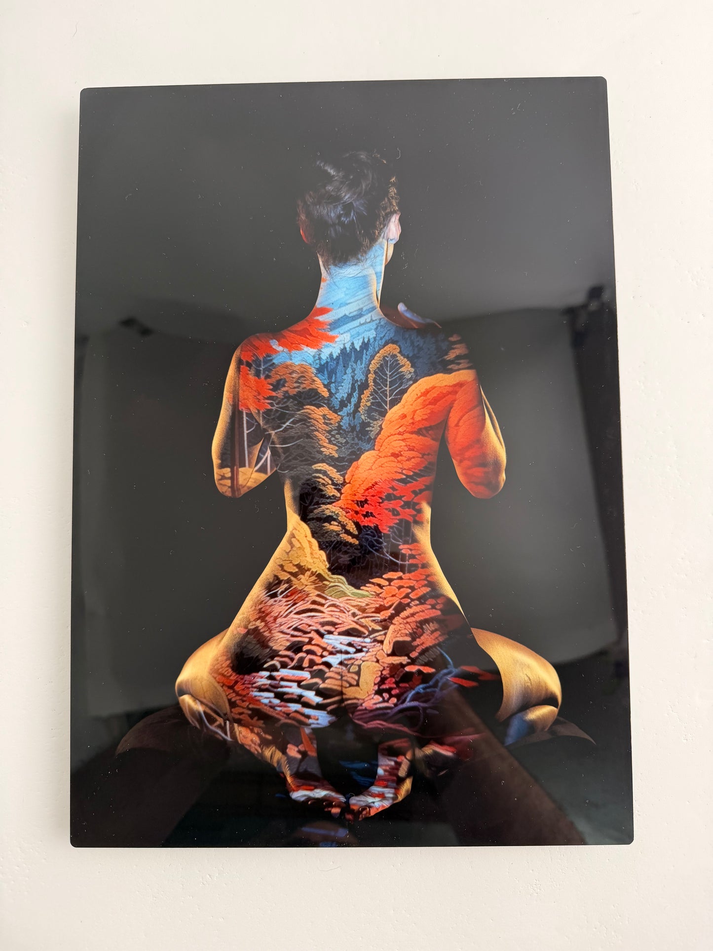 Fall Time Muse - 10x14 Metal Print