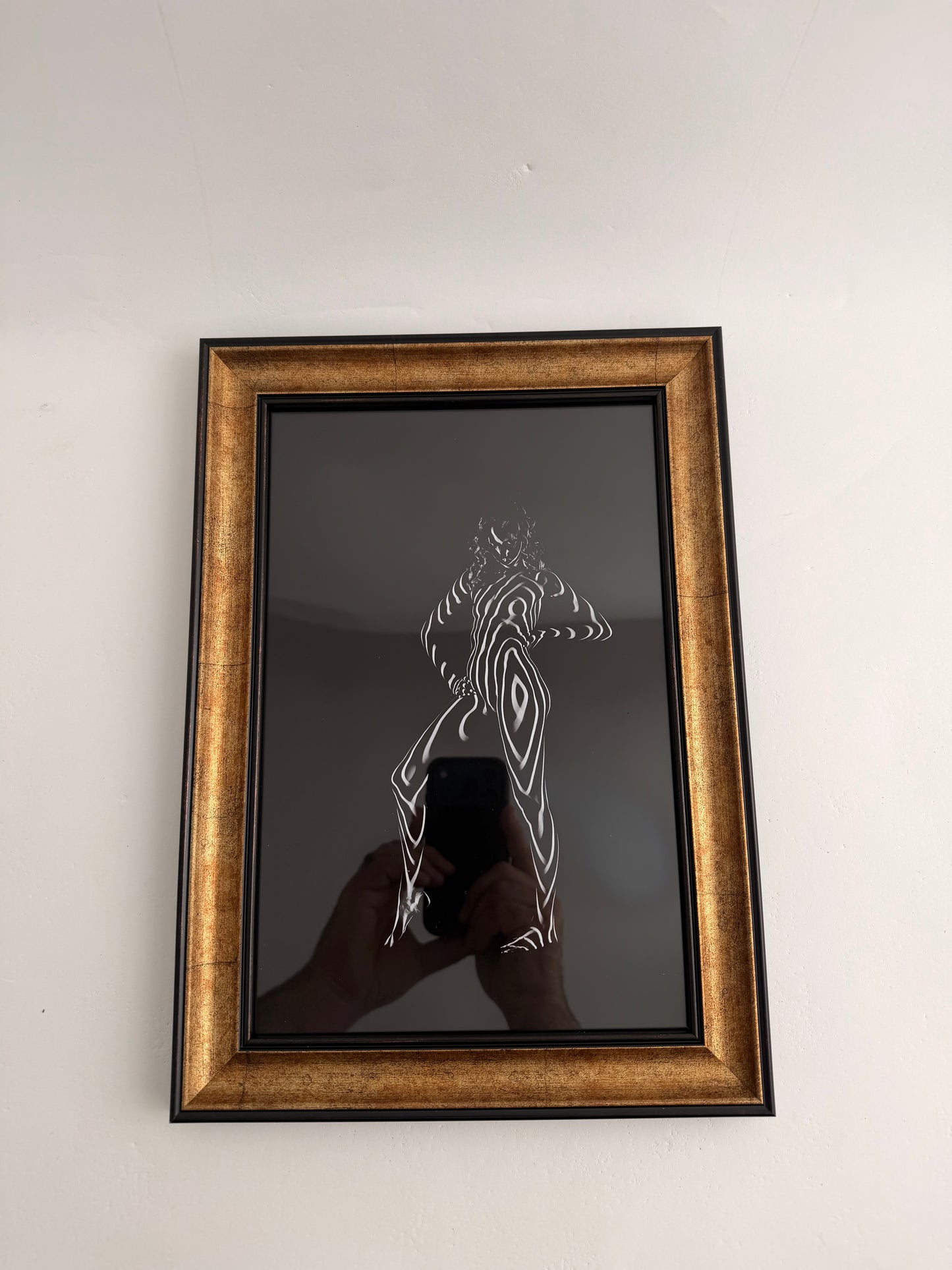 Body lines - 10x14 framed print