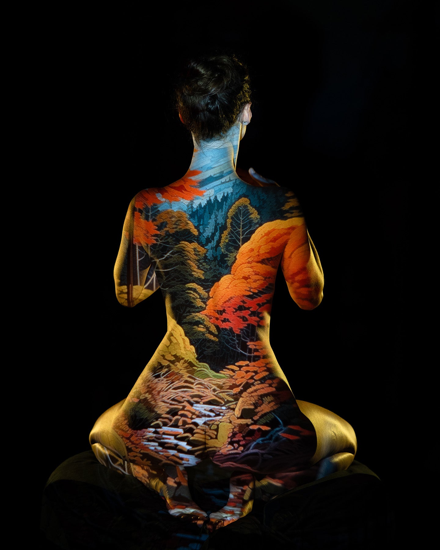 Fall Time Muse - 10x14 Metal Print